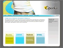 Tablet Screenshot of ciperka.cz